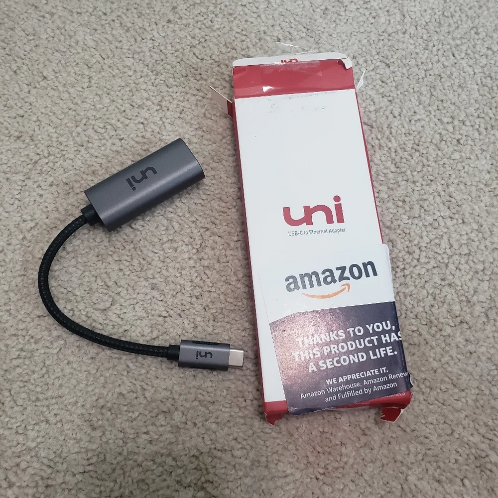 Uni USB C to Ethernet Adapter